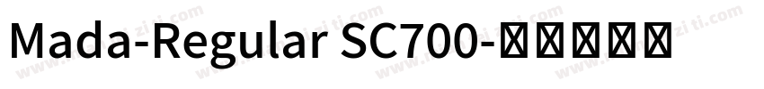Mada-Regular SC700字体转换